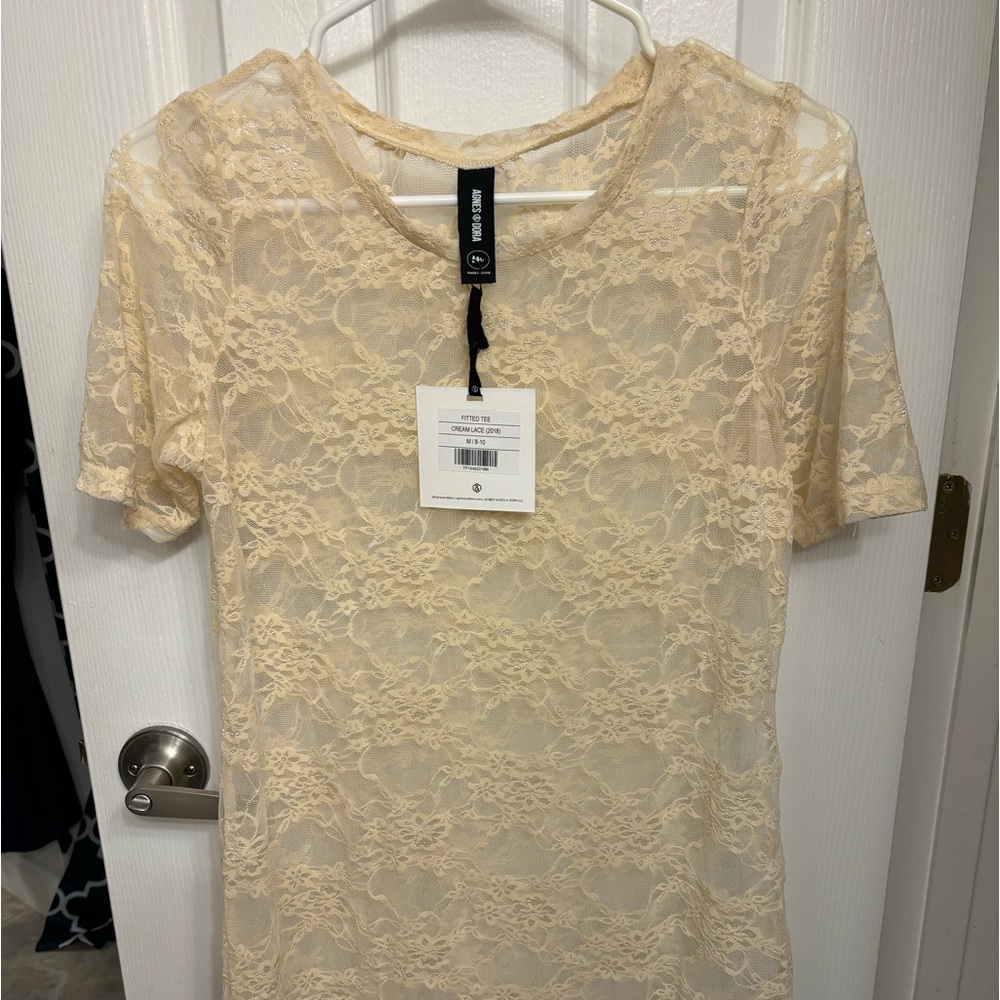 Agnes & Dora lace top